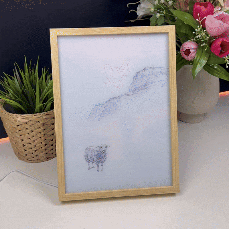 Tableau Chrétien Rétroéclairé